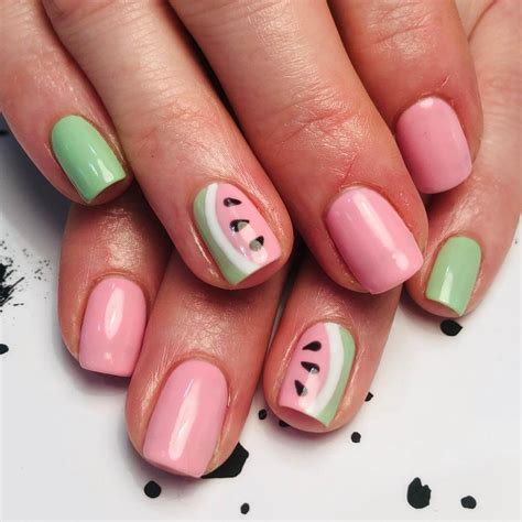 Watermelon Nail Art Designs (12) - K4 Fashion