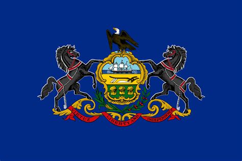 Pennsylvania State Flag Colors – HTML HEX, RGB, HSL, CMYK, HWB and NCOL – Flags Web