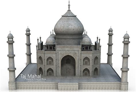 3D model Taj Mahal VR / AR / low-poly | CGTrader