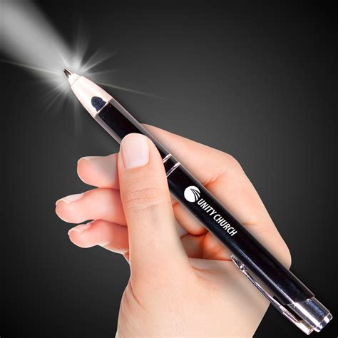 LED Black Pen - Lighted Balls, Pens, Flashlights & Fans