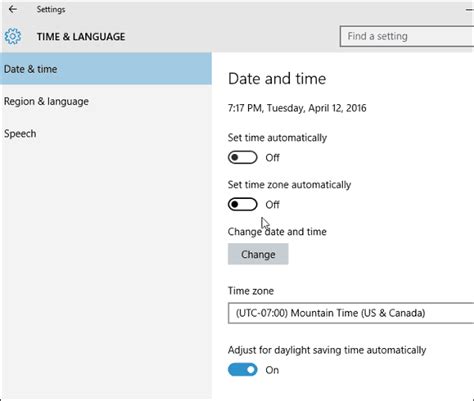 How To Change The Time And Date Settings On Your Windows 10 Computer ...