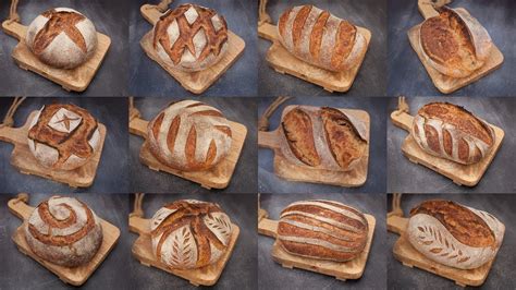 Sourdough Bread SCORING Techniques | Bread Scoring PATTERNS & DESIGNS - YouTube