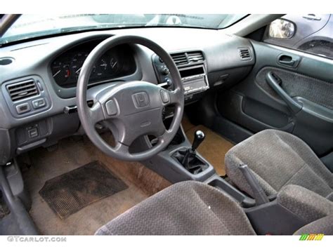 Gray Interior 2000 Honda Civic LX Sedan Photo #87371917 | GTCarLot.com