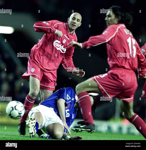 FOOTBALL LIVERPOOL GARY MCALLISTER Stock Photo - Alamy