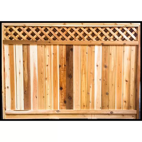 AIM Cedar Works 6x8 Contractor Cedar Fence Panel | The Home Depot Canada