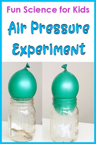 Balloon Air Pressure Experiment for Kids