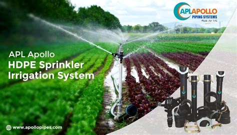 Water Sprinkler System For Agriculture - APL Apollo Pipes