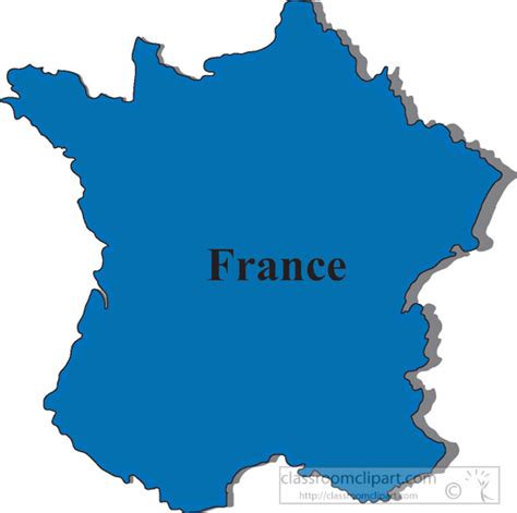 Country Maps Clipart Photo Image - france-map-clipart-17 - Classroom ...