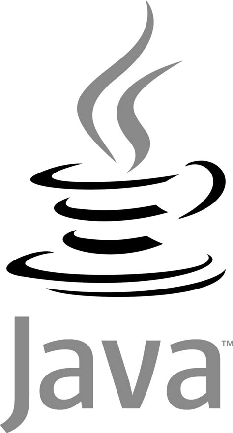 Java Logo Black and White – Brands Logos