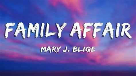 Family Affair - Mary J Blige (Lyrics) - YouTube