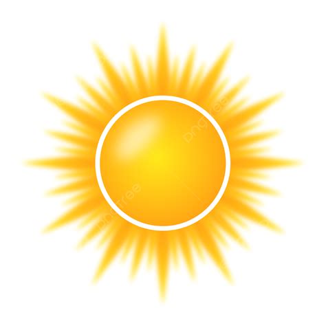 Yellow Sun Clipart Vector Illustration, Sun Clipart, Sun, Day PNG and Vector with Transparent ...