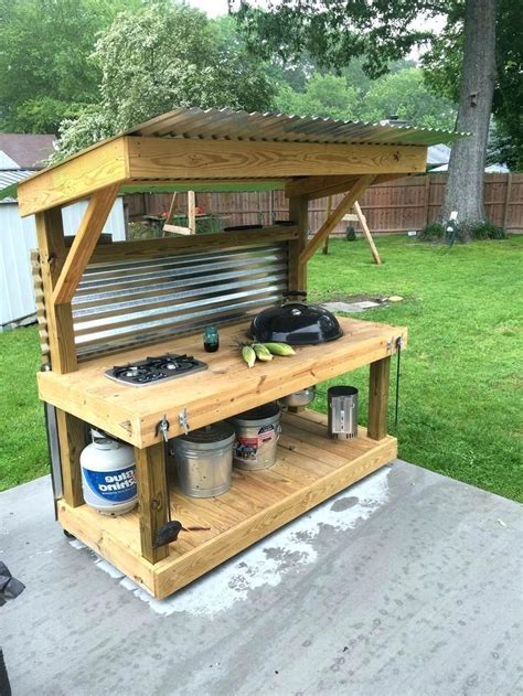 53 Magnificent Outdoor Kitchen Decor Ideas On a Budget #OutdoorKitchen ...