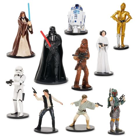 Disney Store Star Wars A New Hope Deluxe Figurine Set Figure Playset P – I Love Characters