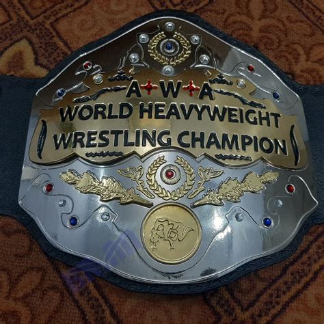 AWA WORLD HEAVYWEIGHT WRESTLING CHAMPIONSHIP BELT (4mm Zinc)