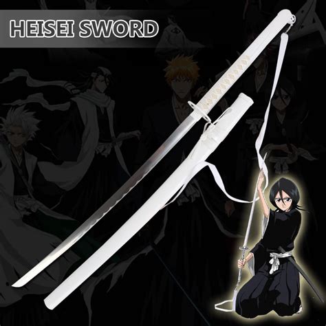 Aliexpress.com : Buy Cosplay Anime Bleach Katana Rukia Kuchiki Zanpakuto Sode no Shirayuki Sharp ...