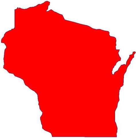 Wisconsin State Outline - ClipArt Best