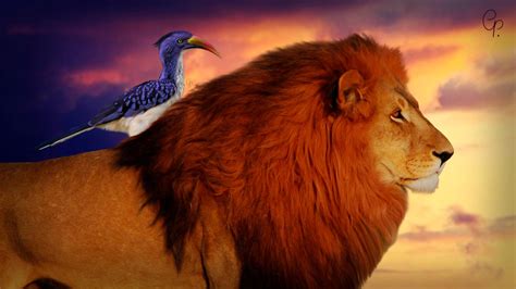 Mufasa And Zazu by Kat-P5H on DeviantArt