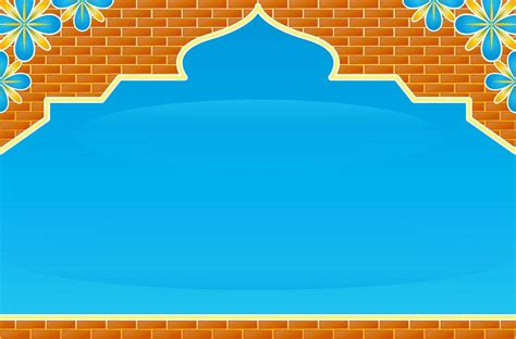 Islamic Blue Banner Background 34367255 Vector Art at Vecteezy