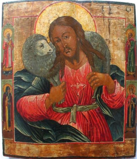 Icons of Jesus Christ “The Good Shepherd” | Russian Icon Collection