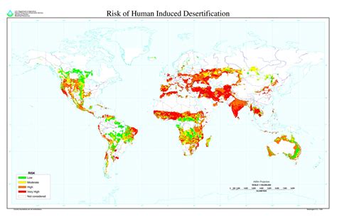 Deserts and Environmental Change: Desertification Risk