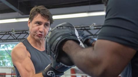 Justin Trudeau -- Feeling Punchy While Boxing With Ali Nestor