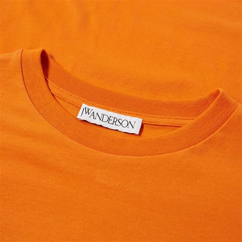 JW Anderson University Logo Print Tee Satsuma | END. (US)