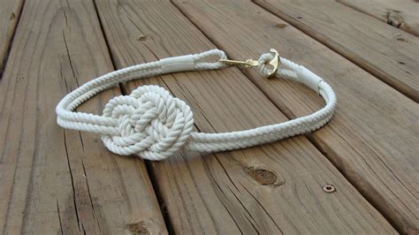 Skinny Rope Nautical Knot Belt with Anchor Clasp. $22.00, via Etsy. | DIY inspirational ...