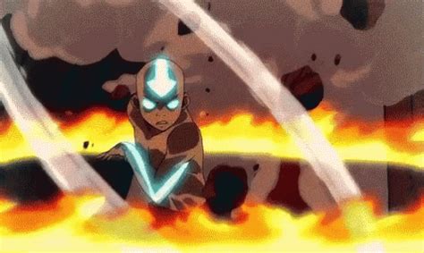 The Last Air Bender Avatar State GIF - The Last Air Bender Avatar State Four Elements ...