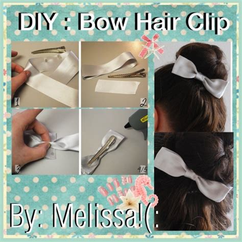 DIY Bow Hair Clip Pictures, Photos, and Images for Facebook, Tumblr, Pinterest, and Twitter