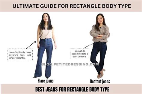 best jeans for rectangle body type