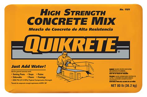 Concrete Mix | QUIKRETE: Cement and Concrete Products