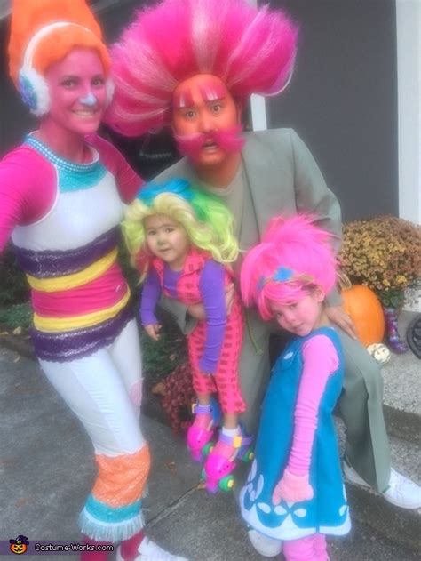 Trolls and Bergen Family Halloween Costume