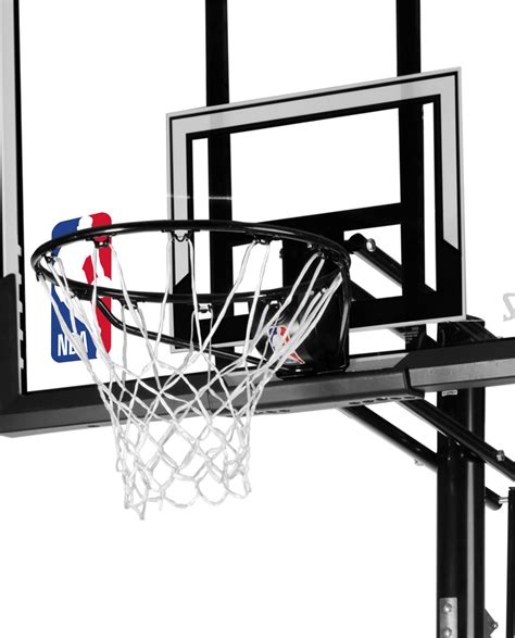 ACCUGLIDE™ 52" Acrylic Portable Basketball Hoop | Spalding.com