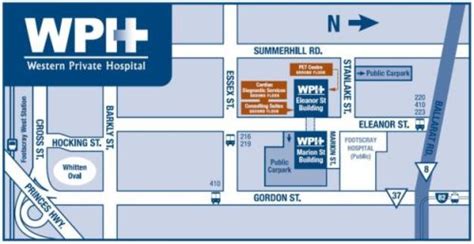 Map – Western Private Hospital