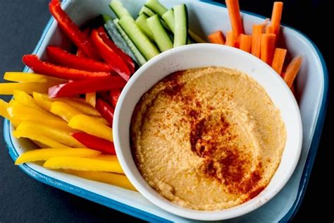 Hummus con crudités | The cook monkeys