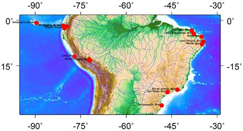 Latin America Climate Map - lima peru • mappery