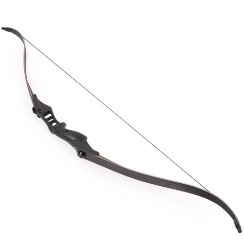 XtremepowerUS Recurve Bow 54" Hunting Archery, Black - Walmart.com