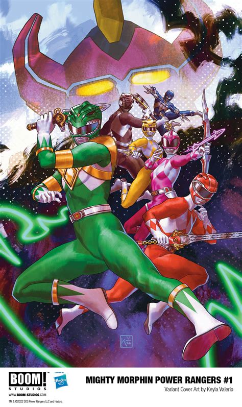 MIGHTY MORPHIN POWER RANGERS MEGAZORD PACK Cover Reveals - BOOM! Studios