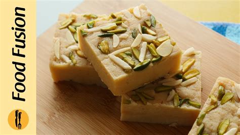 Meethi Khoya Barfi Recipe By Food Fusion - YouTube