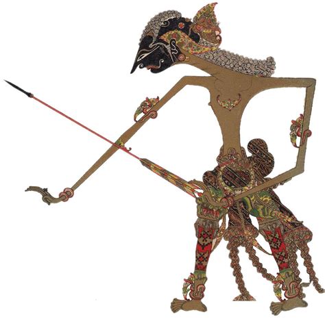 The characters in Wayang Kulit ( Shadow puppets ) | Adiprayogo