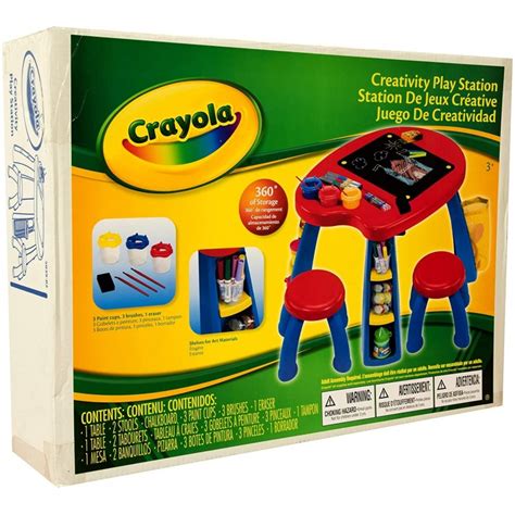 Crayola - Crayola Creativity Play Station Table & Stools | PlayOne