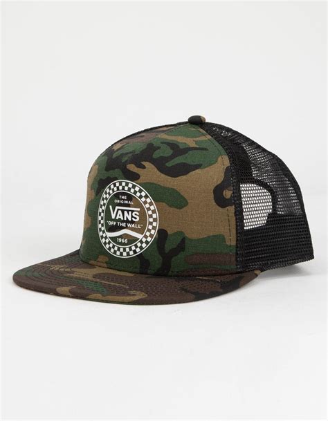 Vans Cotton Wilbur Mens Snapback Hat in Camo (Green) for Men - Lyst