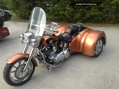 2008 Harley Davidson Custom Trike Softail Anniv. Flstf, Copper / Black ...