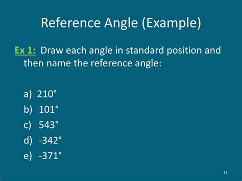 PPT - Reference Angle PowerPoint Presentation, free download - ID:5192835