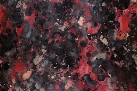 Premium AI Image | Red and black marble texture background pattern with high resolution for ...