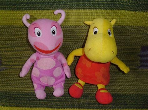 Backyardigans TY plush lot Uniqua Tasha stuffed toy doll beanie girls 8 ...