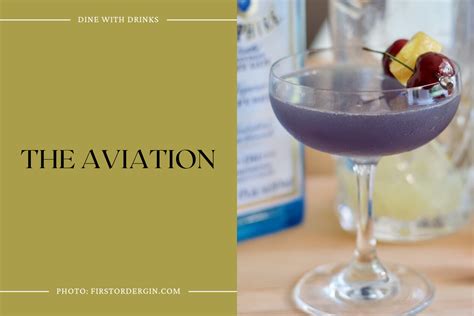 8 Aviation Gin Cocktails to Elevate Your Spirits | DineWithDrinks