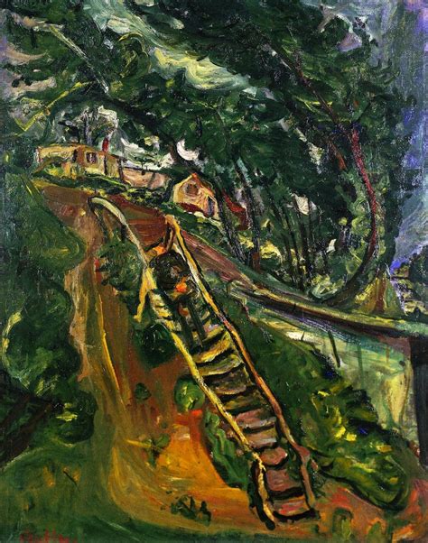 Landscape with Flight of Stairs Chaim Soutine - circa 1922 | Chaim ...