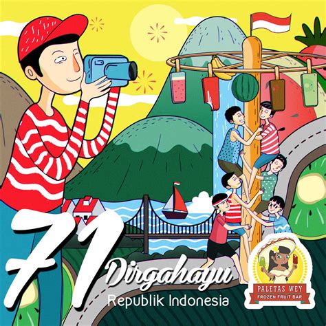 Poster Kemerdekaan Indonesia - Eren Gambar