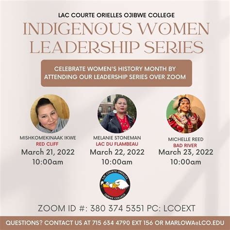 Indigenous Women Leadership Series — Education for college students seeking a degree or ...